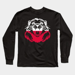 Bober | Bóbr | Polish Flag Beaver | Meme from Poland | Slav | Slavic Long Sleeve T-Shirt